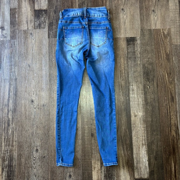 S.O.N.G Long Women's High Rise Blue Jeans - Picture 2 of 4